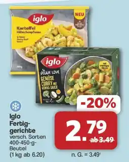 Famila Nord West iglo Fertiggerichte Angebot