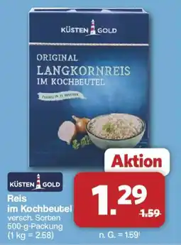 Famila Nord West KÜSTEN GOLD ORIGINAL LANGKORNREIS IM KOCHBEUTEL Angebot