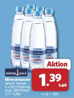 Famila Nord West KÜSTEN GOLD Mineralwasser Angebot