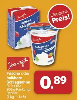 Famila Nord West Jeden Tag Schlagsahne Angebot