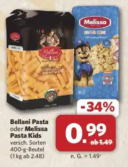 Combi Bellani Pasta oder Melissa Pasta Kids Angebot