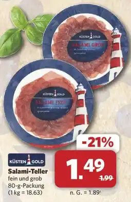 Combi KÜSTEN GOLD Salami-Teller Angebot