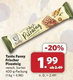Combi Tante Fanny Frischer Pizzateig Angebot