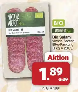 Famila Nord West Naturwert Bio Bio Salami Angebot
