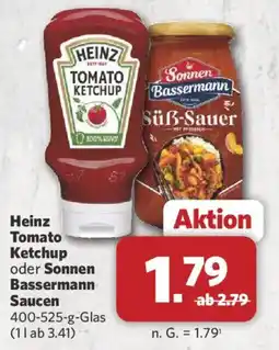 Combi Heinz Tomato Ketchup oder Sonnen Bassermann Saucen Angebot