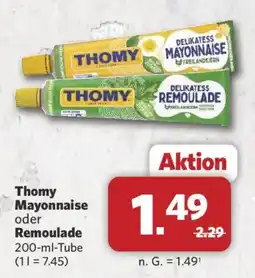 Combi Thomy Mayonnaise oder Remoulade Angebot
