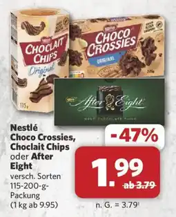 Combi Nestlé Choco Crossies, Chocolait Chips oder After Eight Angebot