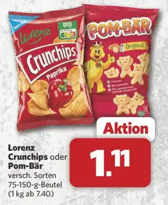 Combi Lorenz Crunchips oder Pom-Bär Angebot