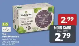 Combi Bünting Tee Heimische Bio Abend-Kräuter Angebot