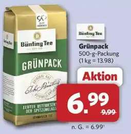 Combi Bünting Tee Grünpack Angebot