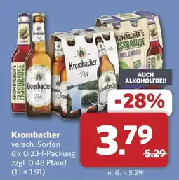 Combi Krombacher versch. Sorten Angebot