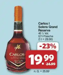 Famila Nord West Carlos I Solera Grand Reserva Angebot