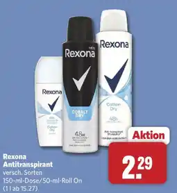 Combi Rexona Antitranspirant Angebot