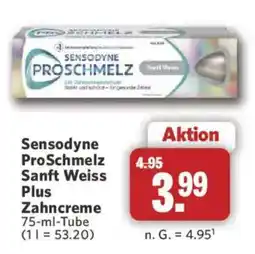 Combi Sensodyne ProSchmelz Sanft Weiss Plus Zahncreme Angebot