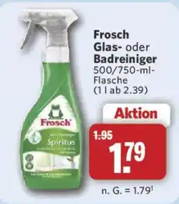 Combi Frosch Glas- oder Badreiniger Angebot