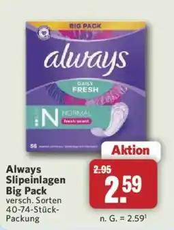 Combi Always Slipeinlagen Angebot