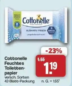 Famila Nord West Cottonelle Feuchtes Toilettenpapier Angebot