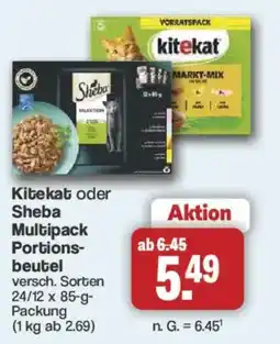 Famila Nord West Kitekat oder Sheba Multipack Portionsbeutel Angebot