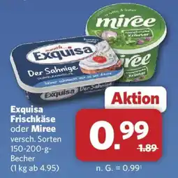 Combi Exquisa Frischkäse oder Miree Angebot