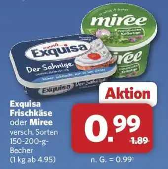 Combi Exquisa Frischkäse oder Miree Angebot