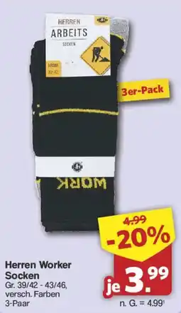 Famila Nord West Herren Worker Socken Angebot