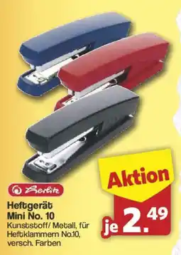 Famila Nord West Berlitz Heftgerät Mini No. 10 Angebot