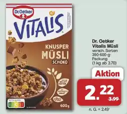 Famila Nord West Dr. Oetker Vitalis Müsli Angebot