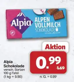 Famila Nord West Alpia Schokolade Angebot
