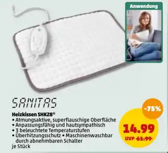 PENNY Sanitas Heizkissen SHK28 Angebot