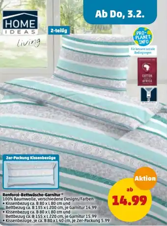 PENNY Renforcé-Bettwäsche-Garnitur Angebot