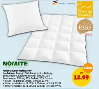 PENNY Nomite Feder-Daunen-Bettwaren Angebot