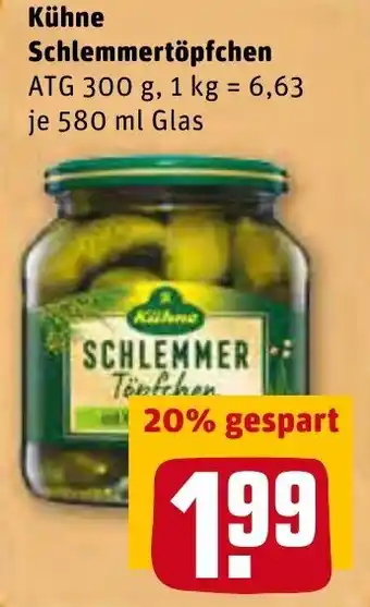 REWE Center Kühne Schlemmertöpfchen 580ml Angebot