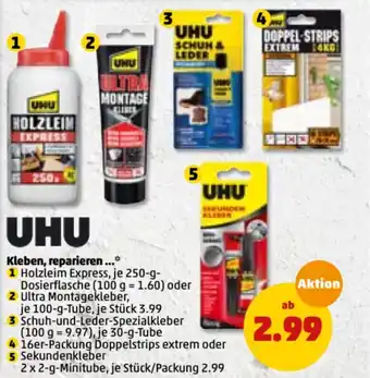 PENNY UHU Kleben, reparieren... Angebot