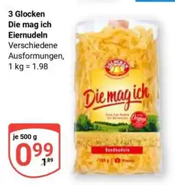 Globus 3 Glocken Die mag ich Eiernudeln Angebot