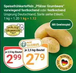 Globus Speisefrühkartoffeln 'Pfälzer Grumbeere' Angebot