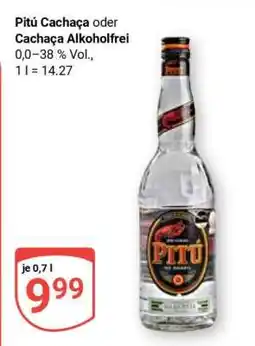 Globus Pitú Cachaça oder Cachaça Alkoholfrei Angebot