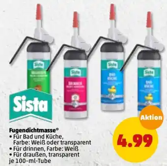 PENNY Sista Fugendichtmasse 100ml Angebot