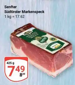 Globus Senfter Südtiroler Markenspeck Angebot