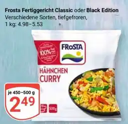 Globus Frosta Fertiggericht Classic oder Black Edition Angebot