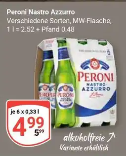 Globus PERONI Nastro Azzurro Angebot