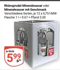Globus Rhönsprudel Mineralwasser oder Mineralwasser mit Geschmack Angebot