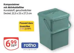 Globus Komposteimer mit Aktivkohlefilter Angebot