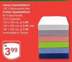 Globus Jersey Spannbetttuch Angebot