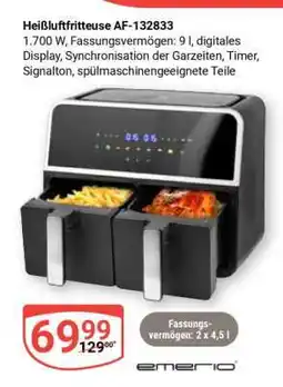 Globus Heißluftfritteuse AF-132833 Angebot