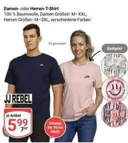 Globus Damen- oder Herren- T-Shirt Angebot