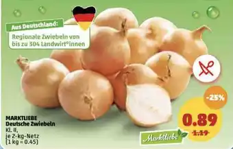 PENNY Marktliebe Deutsche Zwiebeln 2kg Angebot