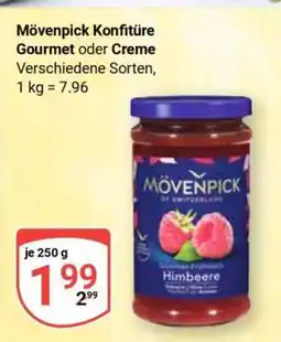 Globus Mövenpick Konfitüre Gourmet oder Creme Angebot
