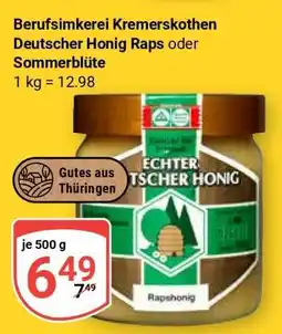 Globus Berufsimkerei Kremerskothen Deutscher Honig Raps oder Sommerblüte Angebot