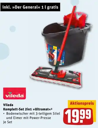 REWE Center Vileda Komplett Set 2in1 Ultramat Angebot