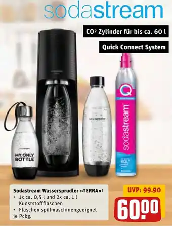 REWE Center Sodastream Wassersprudler Terra Angebot